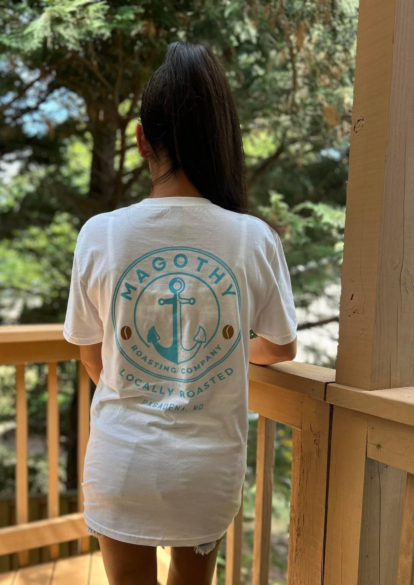 Magothy Roasting T-Shirt - White