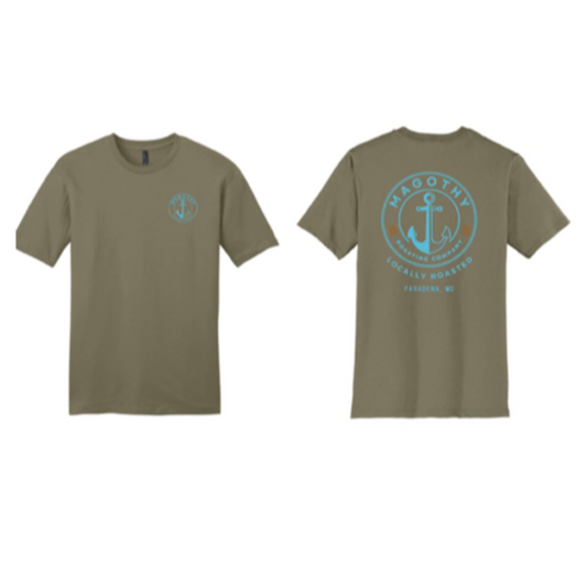 Magothy Roasting T-Shirt - Army Green
